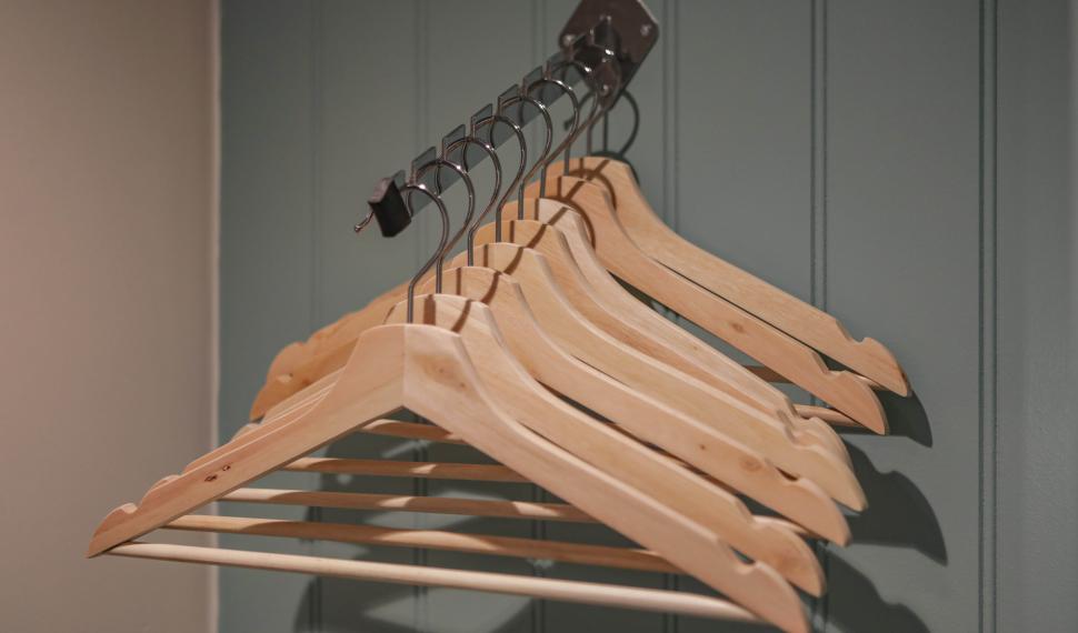 Coat hangers provided